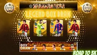 LEGEND BOX DRAW OPENING | EFOOTBALL 22 RELEASE DATE  | PES MOBILE  LIVE | ROAD TO 3K
