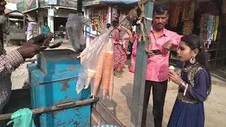 Bangladesi Popular Roadside Cone Ice-Cream||Street Food Bangladesh