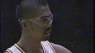 San Miguel vs  Ginebra 1996 Governor's Cup   Vince Hizon fights Lamont Strothers