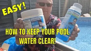 HOW TO KEEP YOUR BESTWAY POOL WATER CLEAN AND CLEAR - FOR INTEX PLUNGE POOLS - chlorine Water Shock