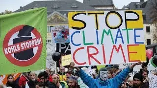 Thousands protest German coal use ahead of climate conference