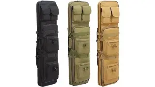 Tactical double rifle carrying bag shoulder strap Waterproof military airsoft gun bag