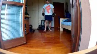 one arm one leg pushups