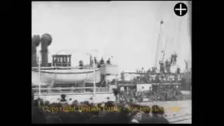 The 'Roslin Castle' (Troopship) Leaving for South Africa (1899)