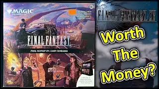 Очень крутая подставка для 15 карт MTG x Final Fantasy.