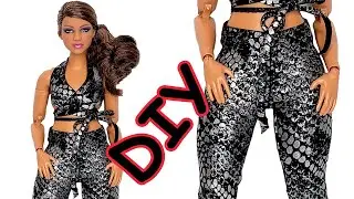 DIY Curvy Barbie Doll LEGGINGS! Free Pattern!