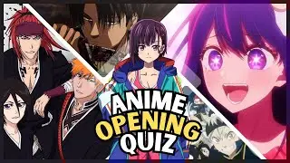 ANIME OPENING QUIZ 🔥 30 BANGER ANIME SONGS 🎶