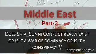 shiitē sunnī Conflict | Middle East Crisis | part 3