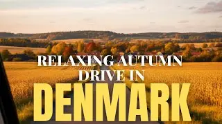 Autumn Drive in Denmark | Exploring Hals Countryside & Danish Villages