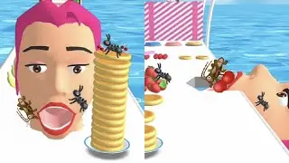 Pancake Run All Levels Apple Gameplay All Levels Android, iOS New Update Walkthrough