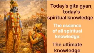 Selfless Karma. The essence of all spiritual knowledge in english. Gita gyan. Shree krishna on karma