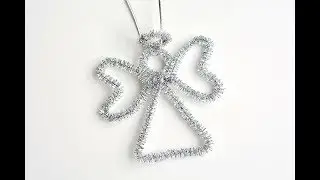 How to Make Pipe Cleaner Angel Ornaments