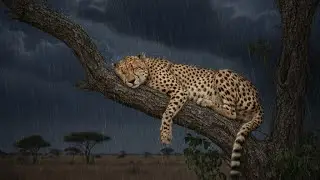 Fall Asleep Fast with Rain & Sleeping Animals | Calm Night Sounds