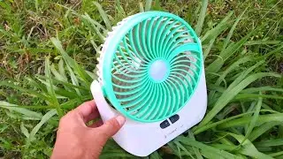 Rechargeable fan unboxing Rechargeable fan review on Flipkart  Best portable fan 2025