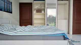 MODERN CONTEMPORARY 2 STORY 4 BEDROOM DWELLING WALK THROUGH ANIMATION