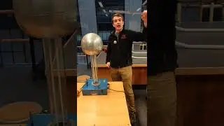 Shocking myself for science! #physics #stem #science