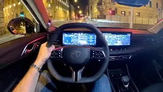 MG HS PHEV 2025 - NIGHT POV test drive (PURE DRIVING, 272 HP)