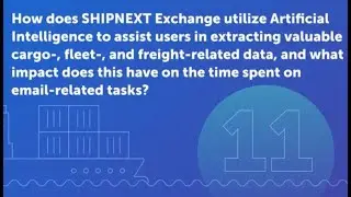 How does Shipnext Exchange use AI to extract cargo, fleet, freight data and reduce email task time?