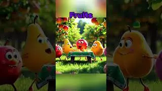 Fruits for Kids &ndash; Fun Cartoon with Singing Fruit Characters!  #earlylearning #fruitforkids