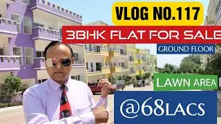 3bhk flat for sale in Jammu | 68 lacs | Ground floor with Lawn | Full Tour | Vlog no.117