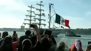 Navy ship that crashed into Brooklyn Bridge heads back to Mexico