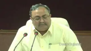 Gujarat Minister Saurabh Patel holds press conference