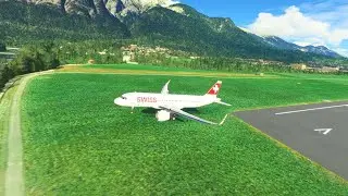 Swiss Soaring ✈️ Innsbruck Takeoff in Flight Sim Will Leave You Breathless!