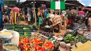 Rural farmers market with cheap food in Nigeria 🇳🇬#african market,#Rural markets In Nigeria