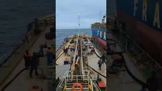 bunkering operation opl #music #seamanstory #working #ship #sealife #nauture #beauty