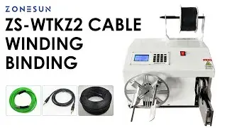 ZONESUN ZS-WTKZ2 Automatic Cable Winding and Binding Machine For USB AC/DC Cable