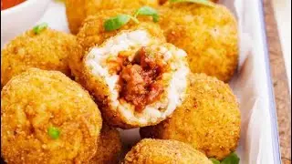 Pizza Rice Ball | Try something new | something delicious | leftover rice 