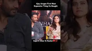 Ajay Devgan And Kajol Most Expensive Things ll ajay devgan l Kajol #podcast #interview #shorts
