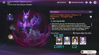 [Genshin 6.3] Flins C0R1 Lord dire with C2R0 Columbina. No ineffa