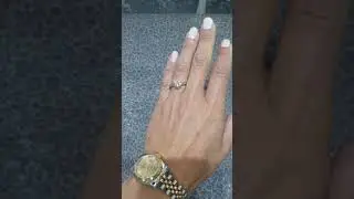Diamond solitaire ring 1 carat