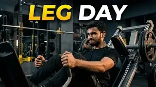 Leg exercise gone wrong 😄 Leg day in gym 😎