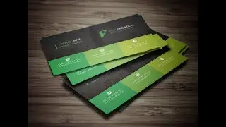 Business card design tutorial | Business card design in photoshop cs6 |  V2