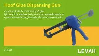 LEVAH -hoof glue dispensing gun,hoof grip applicator gun, hoof treatment applicator gun, Caulk Guns