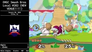 Maple vs GDubs &ndash; DMGC Smash Bros Local #202 ⟮NEW VENUE!!!!⟯ &ndash; Winners Quarter&ndash;Final