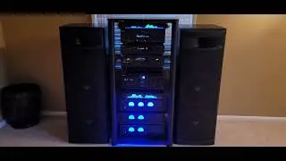 Carver A-760x - Sony ES - Cerwin Vega - Old-school Late 80's Early 90's Style Audio Rack System