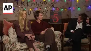 'Stranger Things' Joe Keery and Charlie Heaton on who can climb a tower faster