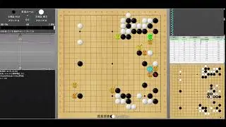 【Lizzie分析編】AI囲碁 2子局三番勝負 第2局 黒 Ginsei Igo  vs 白 LeelaZero | 2-Stone Handicap Best-of-3 (Game 2)