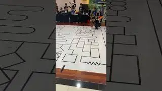 Line Follower Robot Competition Using Esp32 Robot Line Following! #robot #robotics #esp32 #arduino