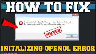 YUZU EMULATOR HOW FIX ERROR WHILE INITIALIZING OPENGL (BEST METHOD)