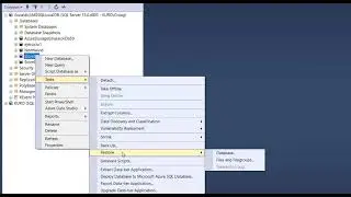 Restore en SQL Server