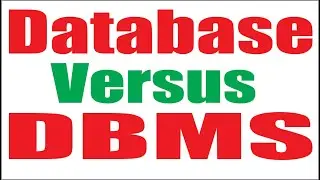 CS403 Lecture01| Difference between Database Database Management System (DBMS) and Database Systems