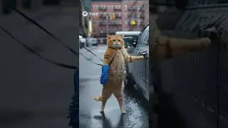 &ldquo;Fat Orange Cat Washing Car in New York&hellip; Then Things Go Terribly Wrong 😹💥🚗&rdquo;#FunnyCatVideo #OrangeCat