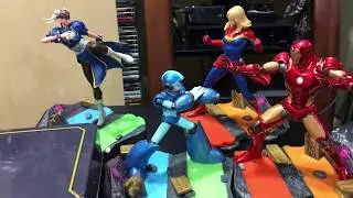 Marvel vs. Capcom Infinite Collectors edition PVC statue diorama by Triforce