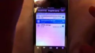 How to change itouch lockscreen slider text