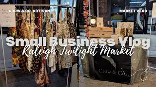 MY FIRST NIGHT MARKET! | Raleigh Twilight Market | Nov 2025