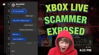 EXPOSING A LITTLE KID XBOX LIVE SCAMMER!